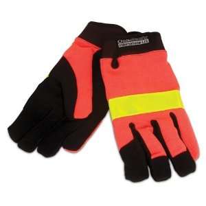   Waterproof Cold Weather Utility Glove Hi Viz   Large: Home Improvement