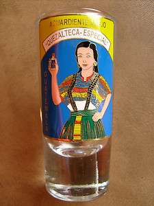   Quetzalteca indita especial Aguardiente Tequila Shot Glass  