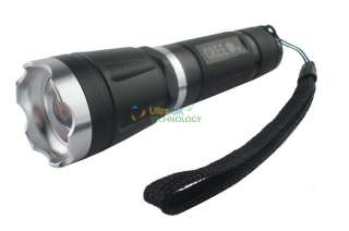 CREE Q5 LED Adjustable Focus Flashlight Torch 300 lumen  