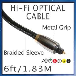 ft Digital Optical Cable 4 Apple TV D link Boxee NEW  