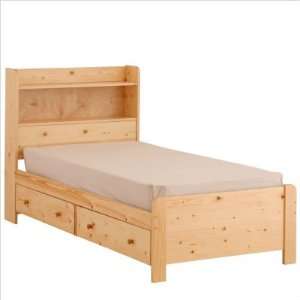  Bundle 79 Mates Twin Bed in Natural (3 Pieces)