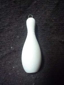 Ceramic Bisque Ornament D284   Bowling pin   3D  