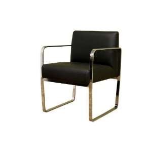 Wholesale Interiors Meg Black Leather Chair: Everything 