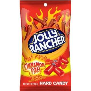 Jolly Rancher Hard Candy, Cinnamon Fire, 7 Ounce Bags (Pack of 12)