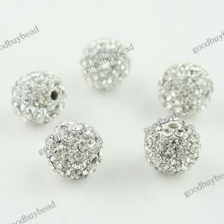   DISCO BALL SPACER LOOSE BEADS JEWELRY FINDINGS 10MM WHOLESALE  
