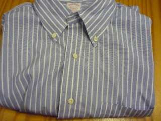 Brooks Brothers long sleeve 100% cotton dress shirt size 17 1/2 31 