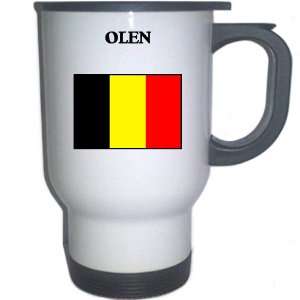 Belgium   OLEN White Stainless Steel Mug