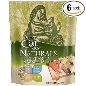 Purina Cat Chow Naturals, 16 Ounce Pouches (Pack of 6)  