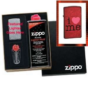  I Love Me Zippo Slim Lighter Gift Set: Health & Personal 