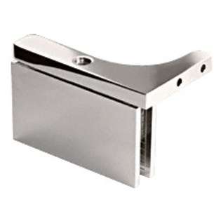 LAURENCE CRL Polished Nickel New York Glass to Wall w/L Bracket 