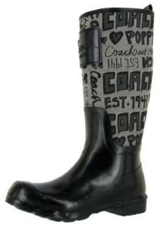   : COACH Pearl Womens Rubber Wellies Galoshes Rain Boots Shoes: Shoes