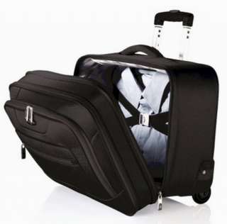 New Samsonite Black Wheeled Laptop Case Rolling Overnight Carry 