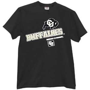  Colorado Buffaloes Black Extra Point T shirt Sports 