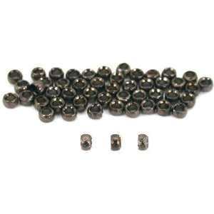  50 Gun Metal Plated Crimp Beads Jewelry Beading 2.5mm 