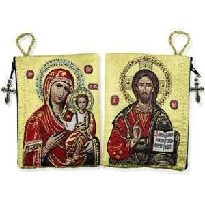  Virgin Mary of Smolensk Christ Madonna & Child Rosary Icon 