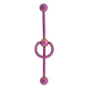   Barbells Industrials   14G   38mm   Pink   Sold Individually Jewelry