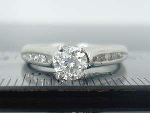   Diamond + accents Platinum & 18kt W/ Gold Engagement Ring size 5.5