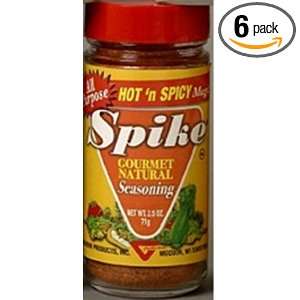 Gaylord Hauser Spike Seasoning, Hot & Spicy, 2.5 Ounce (Pack of 6 
