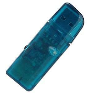  Bluetooth V1.2 Class 1 USB Dongle (Transparent Blue Green 