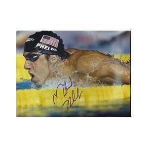  Michael Phelps Autographed    Sports Memorabilia 