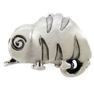 : Genuine Ohm Beads (TM) Product. 925 Sterling Silver Cute Chameleon 
