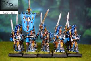 HE36 Warhammer MPG Painted High Elf Swordmasters w/c  