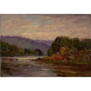   Reproduction   Theodore Clement Steele   32 x 22 inches   The Rapids