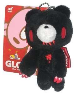 Gloomy Bear Bloody Black Plush Keychain  