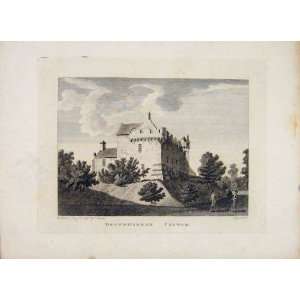  Ayrshire Dolynharran Castle Antique Print Fine Art 1797 