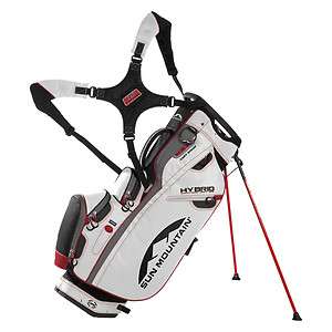 Sun Mountain 2012 HYBRID Golf Bag with Stand BLACK WHITE RED BRAND 