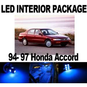   1994 1997 BLUE 8x SMD LED Interior Bulb Package Combo Deal: Automotive