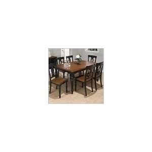   Table Set in Finster Black and Boylston Brown Furniture & Decor