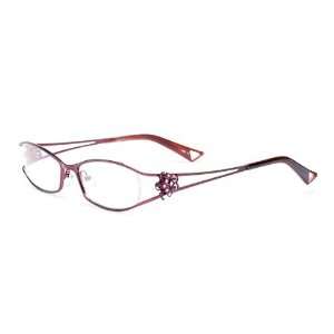  Model 8400 prescription eyeglasses (Burgundy) Health 