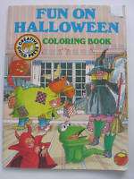 Vintage 1989 Playmore Halloween Coloring Book Creative  