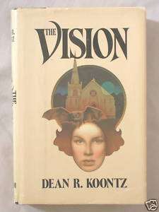 1st Ed THE VISION Dean Koontz 1977 HC/DJ BOOK 9780399120633  