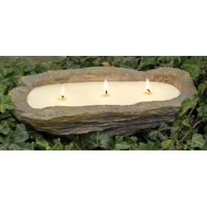  Rock Garden Candle   Fig Citronella Scent 