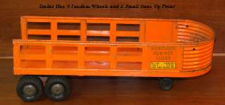 Structo Metal Toy Truck and Trailer Late 1940s/ Early 1950s?  