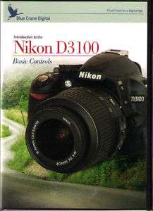 Blue Crane Nikon D3100 Training DVD Watch & Learn  