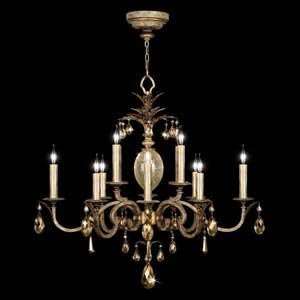  Fine Art Lamps 754840ST Golden Aura Gold Patina Chandelier 