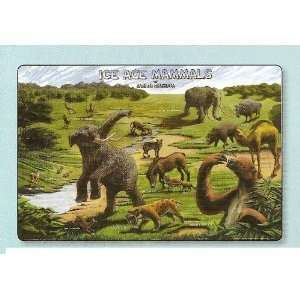 Ice Age Mammals Painless Learning Placemat
