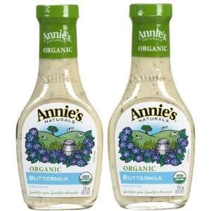 Annies Homegrown Organic Buttermilk Dressing, 8 oz, 2 ct (Quantity of 