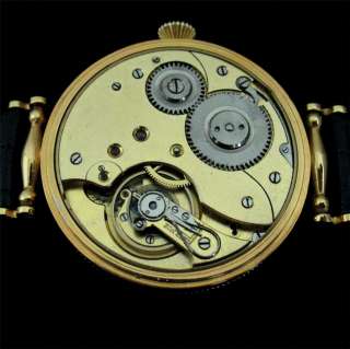 Rare Vintage Excellent German Watch GLASHUTTE SYSTEM Black Dial Gold 