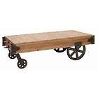 UMA Enterprises Loft Wood Utility Cart / Coffee Table 51659