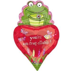   Youre Unfrogettable Valentines Day 36 Mylar Balloon Toys & Games