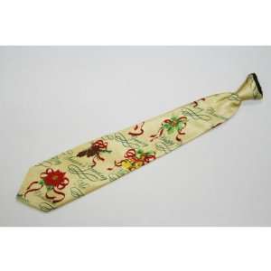  Christmas Flower Clip on Tie Case Pack 144 Everything 