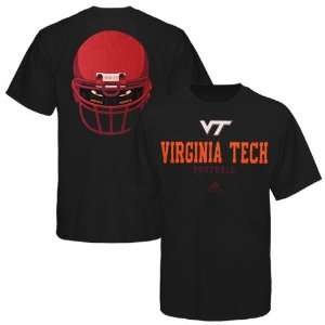  adidas Virginia Tech Hokies Eyes T Shirt   Black Sports 