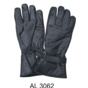   Cowhide Leather Gauntlet Riding Gloves, Lightly Lined Automotive