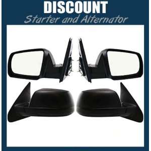 New Pair of Side Mirrors LH & RH, 2007 2011 Toyota Tundra, Manual, Non 