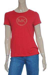 NEW Michael Kors Embellished Logo Tee T Shirt Sz PM  