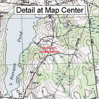  USGS Topographic Quadrangle Map   Westport L 